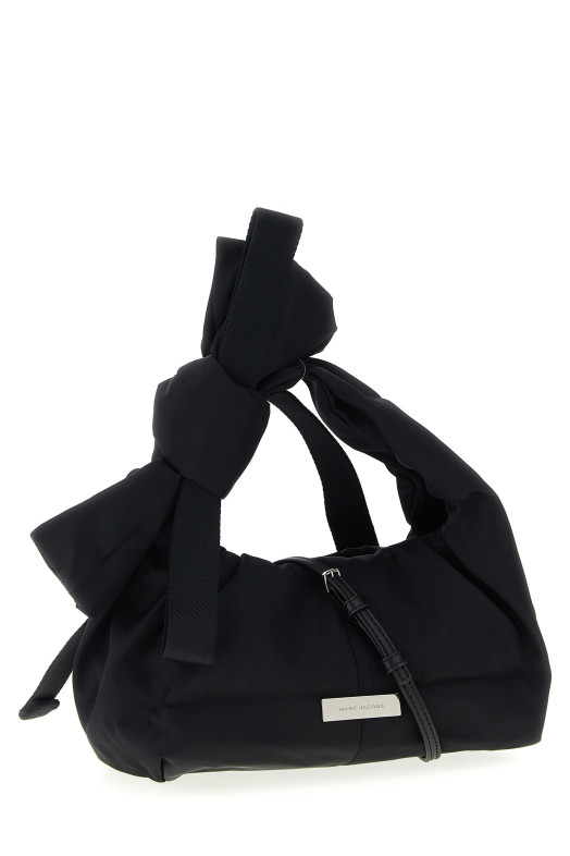 'The Bow Nylon Mini Sack' handbag Black