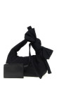 'The Bow Nylon Mini Sack' handbag Black