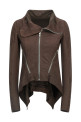 'Zipped  Naska Biker' jacket Brown