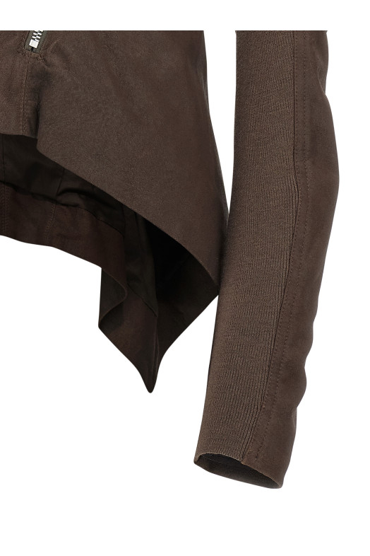 'Zipped  Naska Biker' jacket Brown