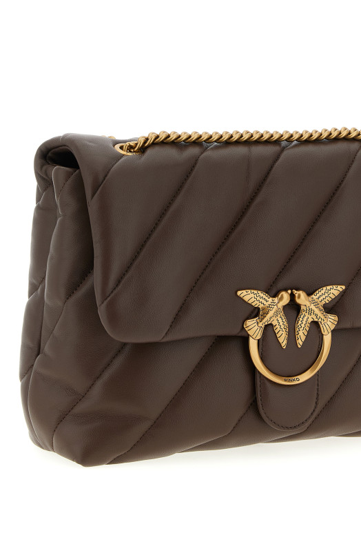 'Big Love Bag Puff Maxi Quilt' crossbody bag Brown