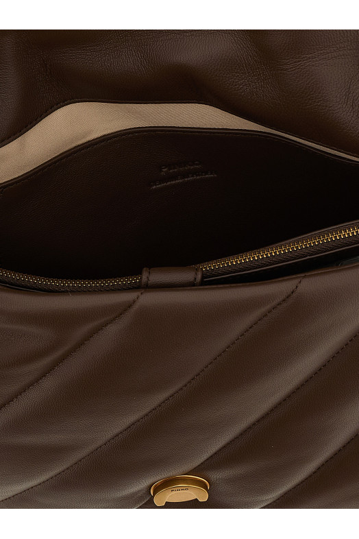 'Big Love Bag Puff Maxi Quilt' crossbody bag Brown