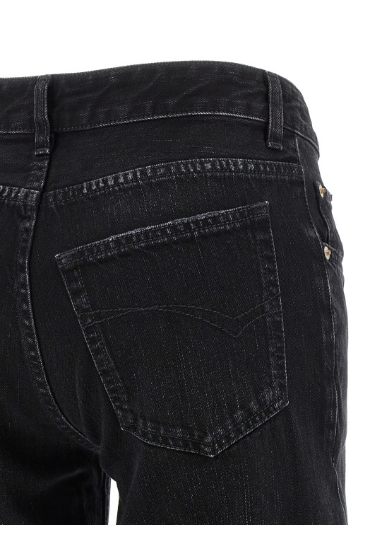 Wide leg jeans Black