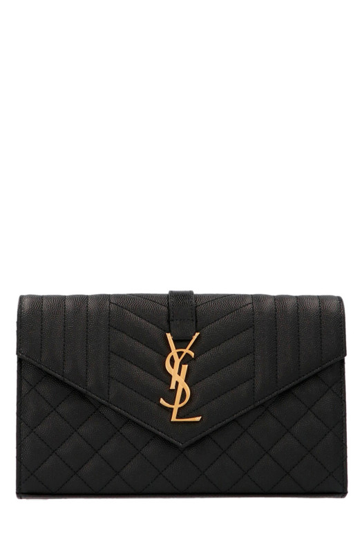 'Monogram' clutch  Black
