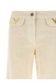 Valentino Garavani 'V' detail jeans White B3DD21J9HLA03