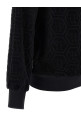 Jacquard monogram sweatshirt Black