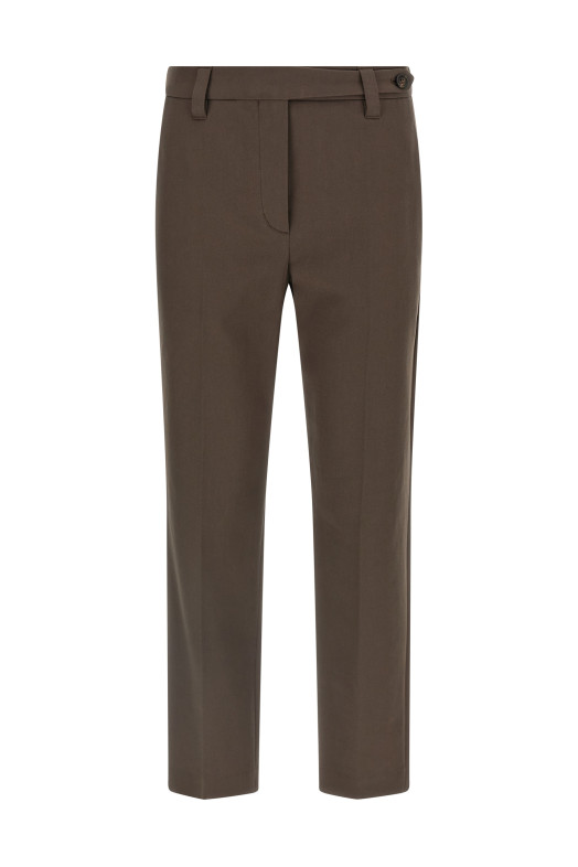 Cotton trousers Brown