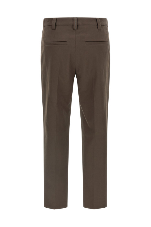 Cotton trousers Brown