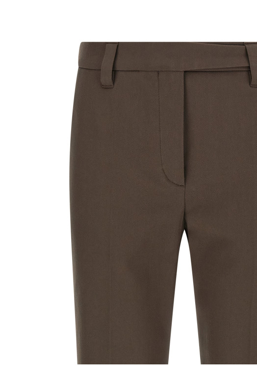 Cotton trousers Brown