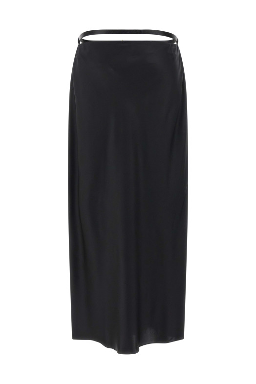 Юбка с ремнем Черная TOM FORD GC5829FAX1664LB999