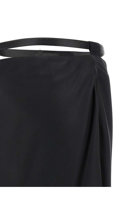 Юбка с ремнем Черная TOM FORD GC5829FAX1664LB999