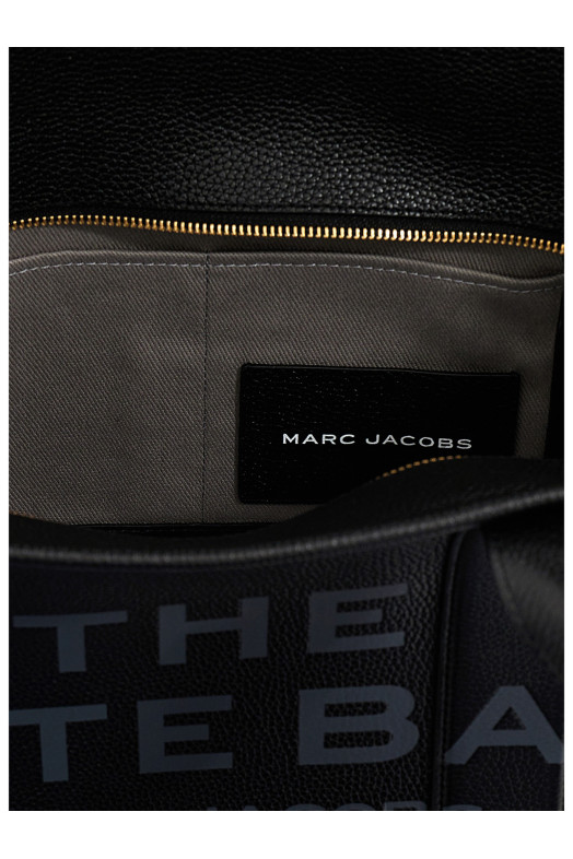 Shopping 'The Leather Large Tote' Black