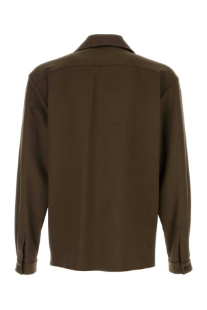 Шерстяна сорочка Kanta кольору хакі THE ROW (1215W4220)