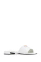 White leather slippers Black PRADA (1XX730F0103A9S)