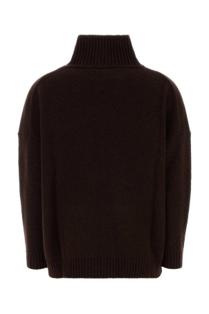 Chocolate wool Borgia sweater Blue WEEKEND (2525366112600)