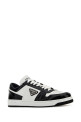 Two-tone leather Downtown sneakers Black PRADA (2EE364FD0013LQB)