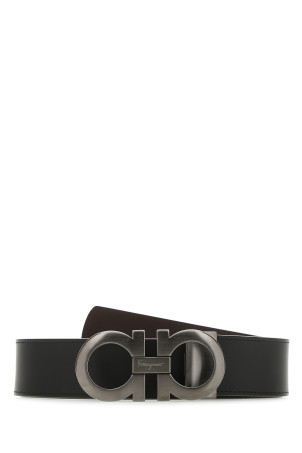 DOUBLE GANCINI Brown SALVATORE FERRAGAMO (675542464231)