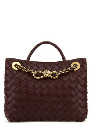 Burgundy leather small Andiamo handbag BOTTEGA VENETA (786008VCPP1)