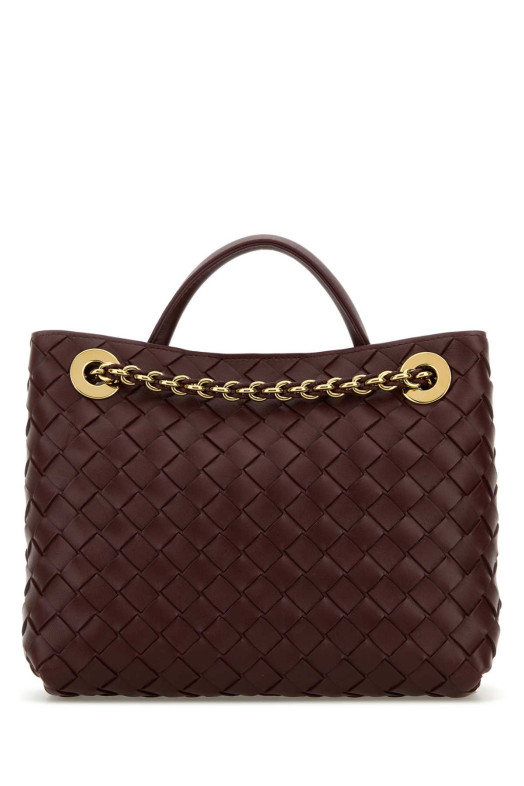 Burgundy leather small Andiamo handbag BOTTEGA VENETA (786008VCPP1)