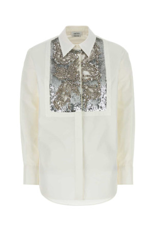 White poplin shirt ALEXANDER MCQUEEN (838811QZAPS)