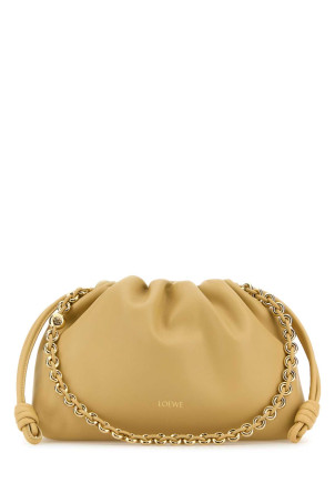 Cream nappa leather medium Flamenco clutch LOEWE (A411FCRX02)