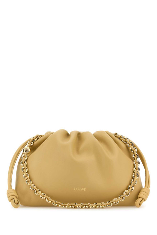 Cream nappa leather medium Flamenco clutch LOEWE (A411FCRX02)