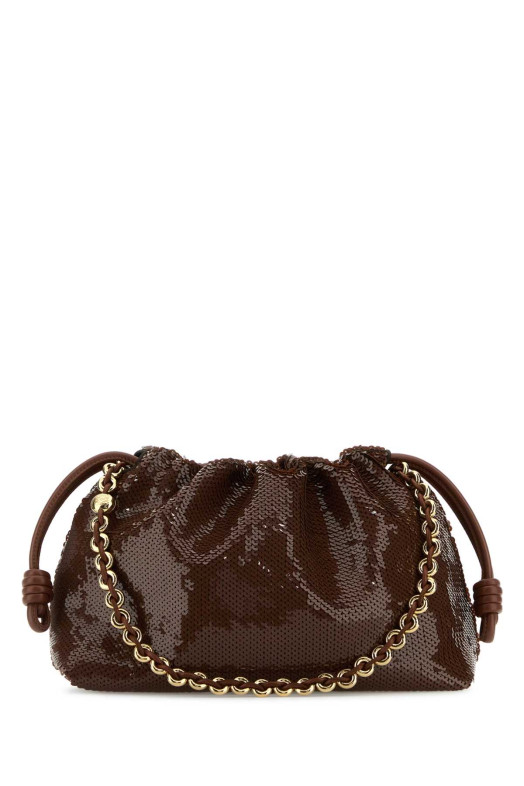 Embellished fabric Flamenco Purse clutch Bordeaux LOEWE (A411FCRX62)