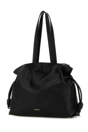Black nappa leather large Flamenco shoulder bag Black LOEWE (A411FL1X18)