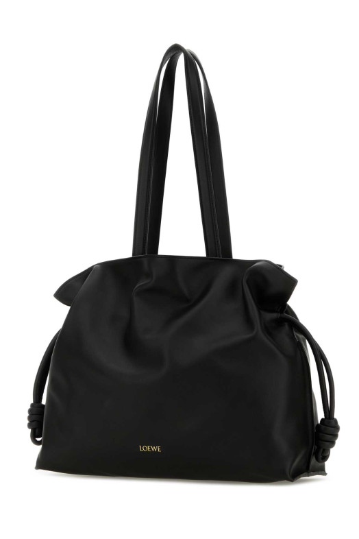 Black nappa leather large Flamenco shoulder bag Black LOEWE (A411FL1X18)