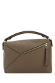 Mud leather medium Puzzle Edge handbag Gray LOEWE (A510P49X26)