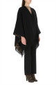 Black wool blend cape FENDI (FXX715AEOW)