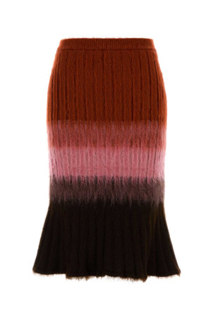Multicolor mohair blend skirt FENDI (FZQ994AYLT)