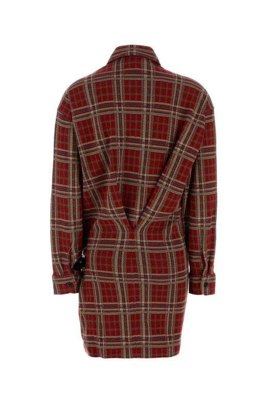 Вышитое хлопковое платье-рубашка Blandia ISABEL MARANT (RO0937FAC4K01I)