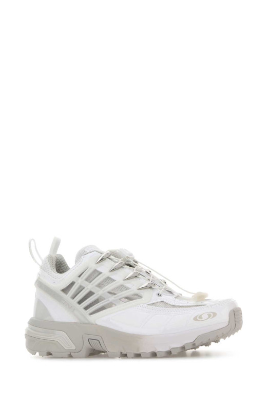 Кроссовки MM6 x Salomon ACS Pro из белой ткани и резины MM6 MAISON MARGIELA (S59WS0214P6163)