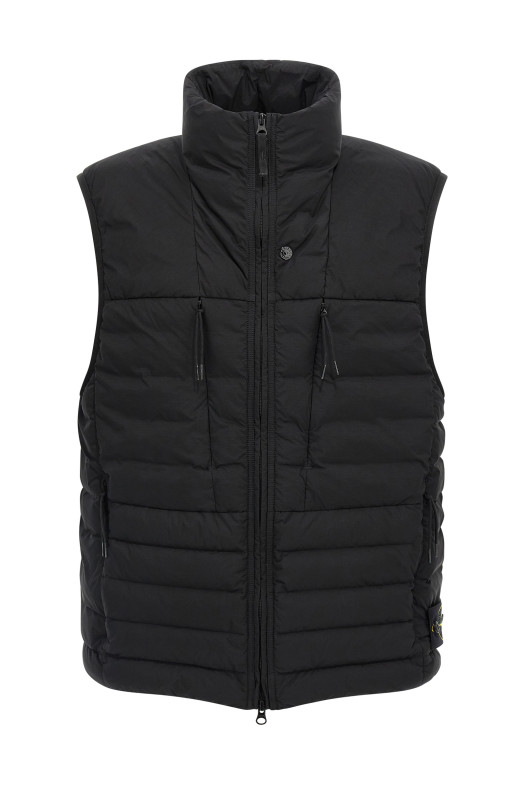 'Seamless Tunnel Nylon Down-TC' vest Black