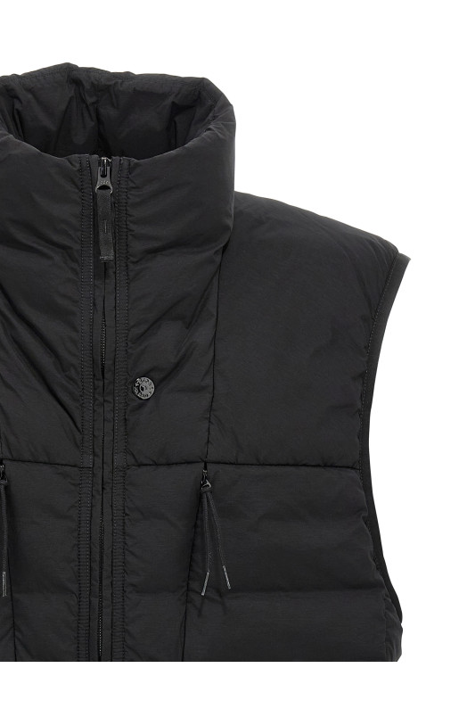 'Seamless Tunnel Nylon Down-TC' vest Black