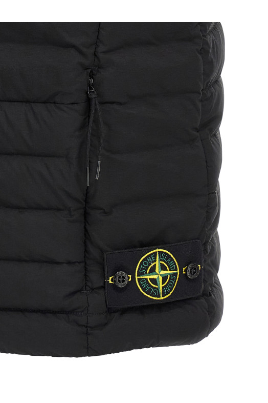 'Seamless Tunnel Nylon Down-TC' vest Black