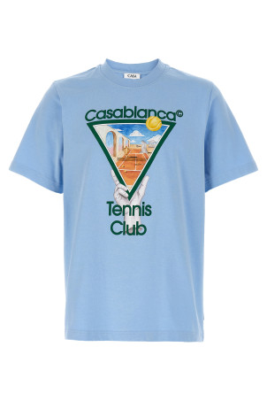 'Metaphysical Tennis Icon' T-shirt BLUE