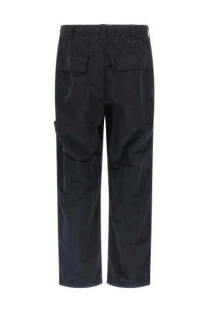 Logo badge pants Black