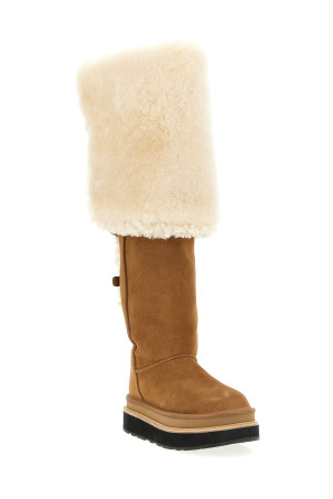 Ботинки «Thigh High» UGG x Sacai Бежевые 1175215CHE