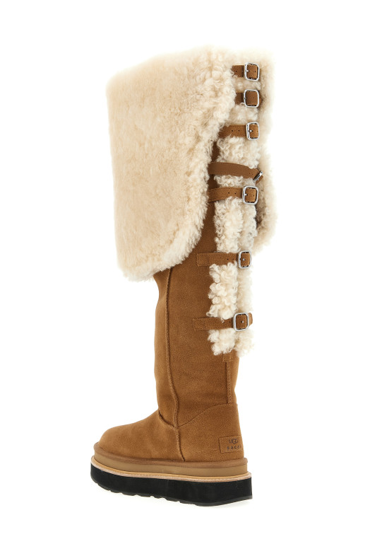 Ботинки «Thigh High» UGG x Sacai Бежевые 1175215CHE
