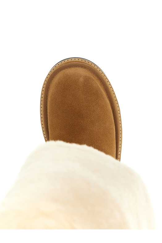 Ботинки «Thigh High» UGG x Sacai Бежевые 1175215CHE