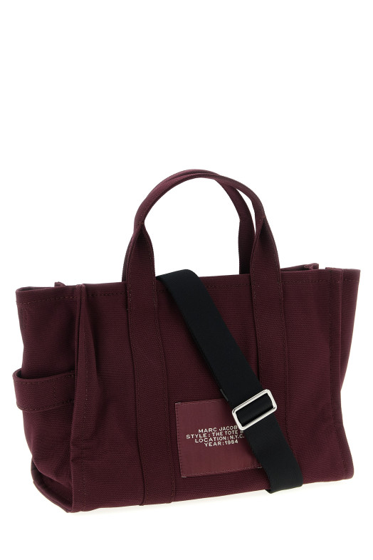 'The Canvas Medium Tote' shopping bag Bordeaux