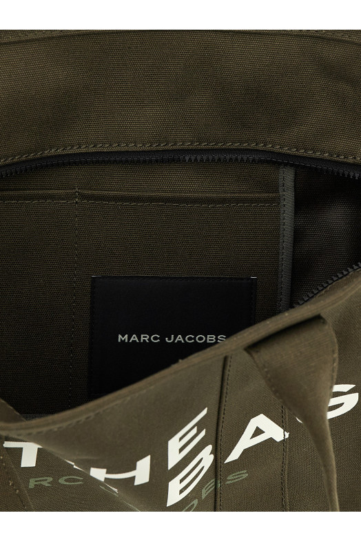 'The Canvas Large Tote' shopping bag Green