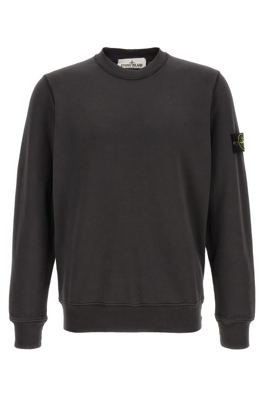 Logo badge sweatshirt Gray