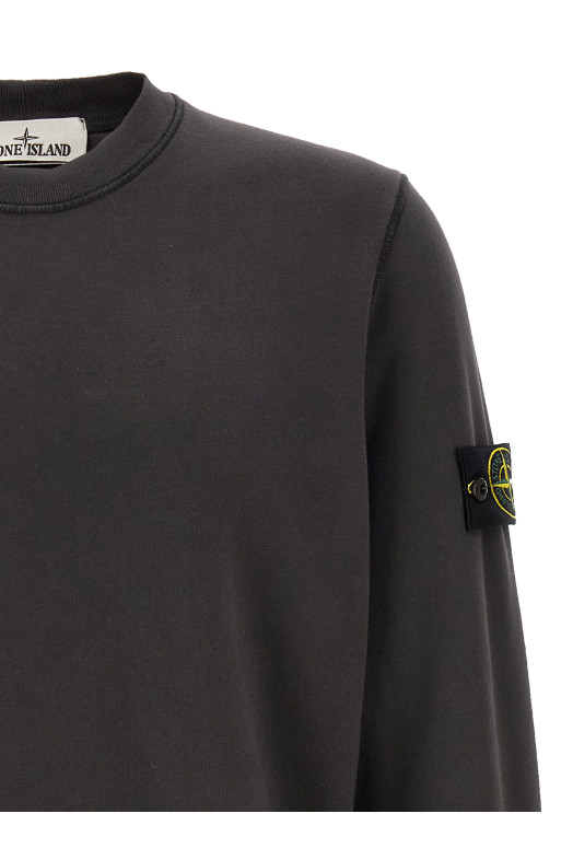 Logo badge sweatshirt Gray