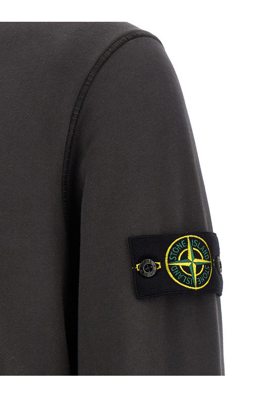 Logo badge sweatshirt Gray