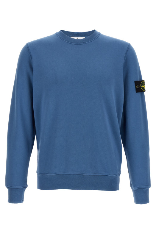 Logo badge sweatshirt Blue