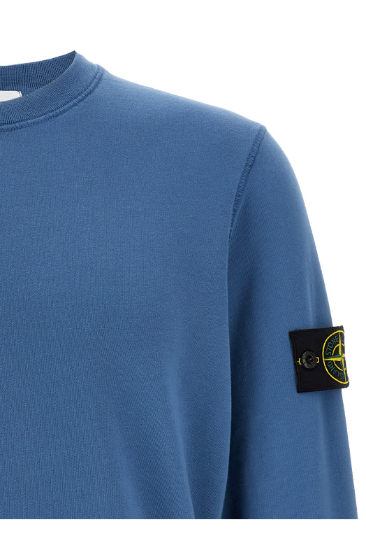 Logo badge sweatshirt Blue