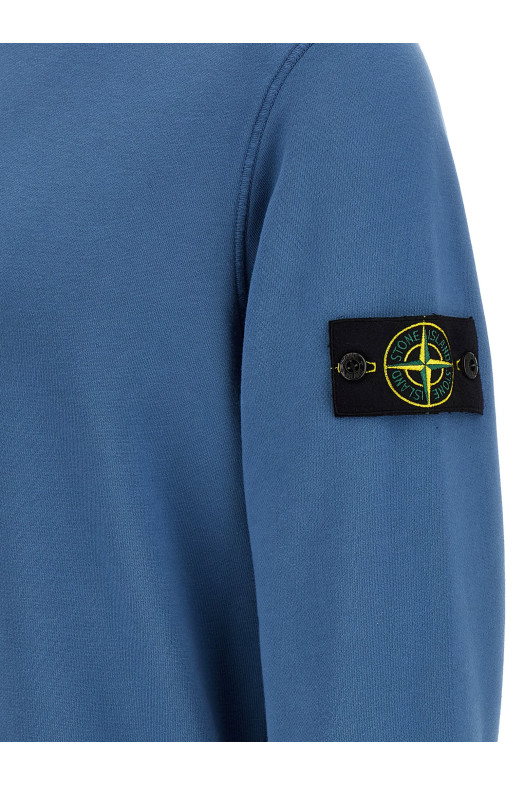 Logo badge sweatshirt Blue